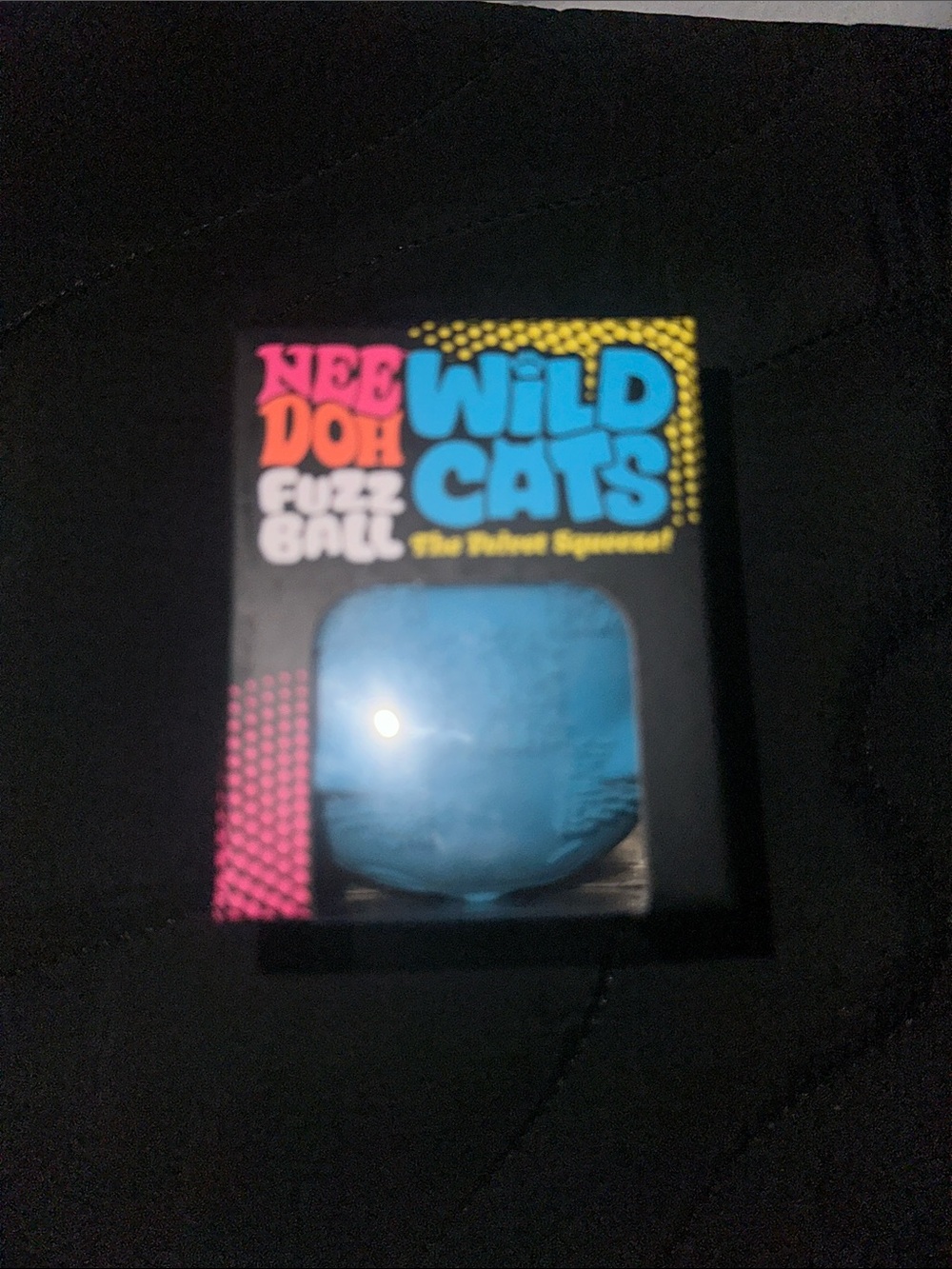 Authentic needoh fuzzball wild cats blue